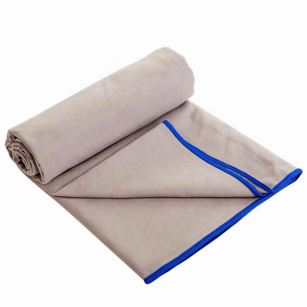 Personalised Suede Printed Microfiber Gym Towel Quick Dry For Sea Swimming