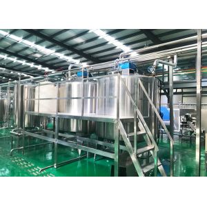 UHT Sterilizing Juice Pineapple Processing Line 1500T/Day