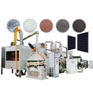 Advanced Solar Panel Recycling Production Line Photovoltaic Cell Crushing