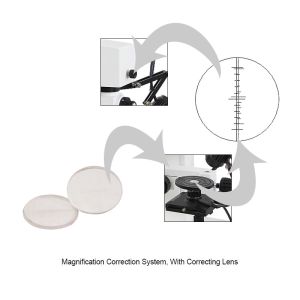 OPTO-EDU 3.2x - 192x Binocular Forensic Comparison Microscope with LED