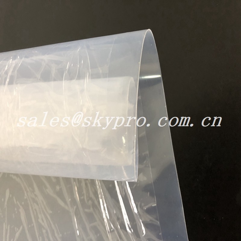 Heat Resistant Transparent Silicone Rubber Sheet Roll 2mm 3mm Thin Thickness