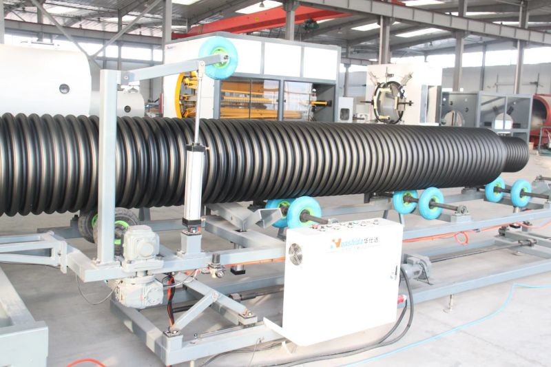 Spiral HDPE Hollow Wall Corrugated Pipe Extrusion Production Line 400Kw