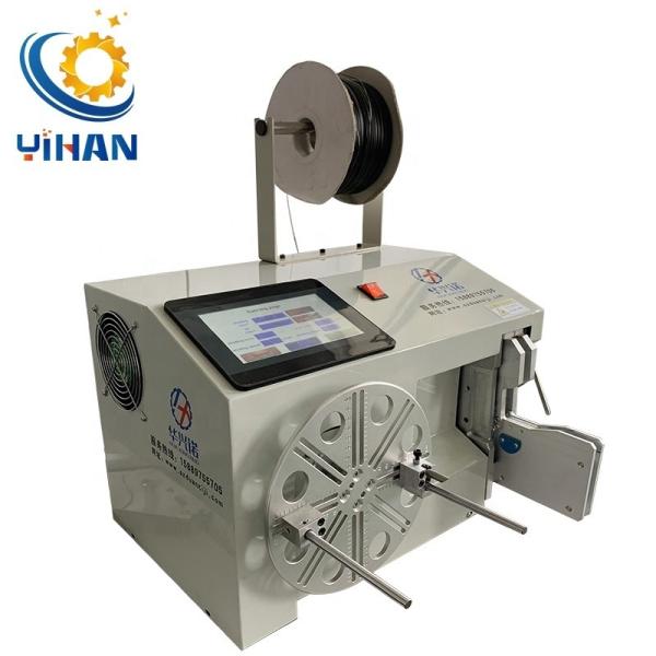 Semi-auto Mini Flat Cable Wire Coiling Winding Machine for Strapping Diameter 18