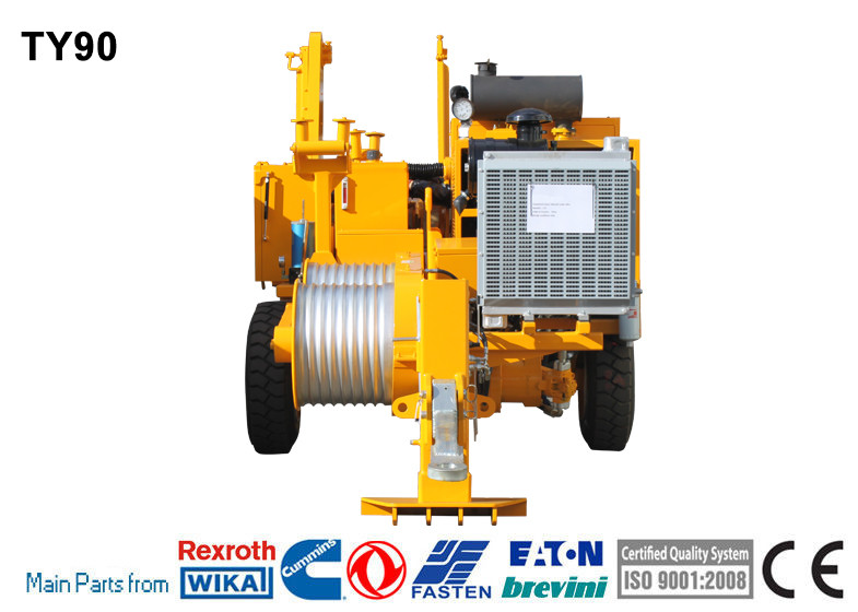  Cummins Engine Hydraulic Cable Puller Overhead Line Stringing Equipment Manufactures