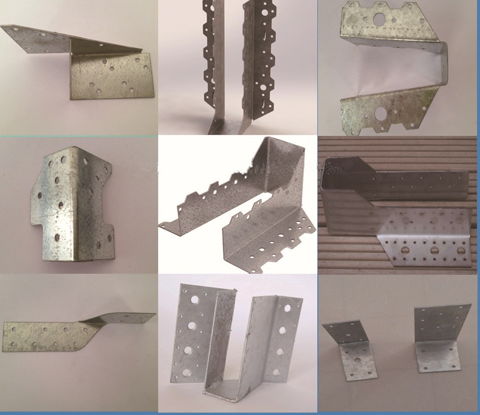 Multi Shaped Steel Wood Timber Connectors Bracket Joist Hangers Metal Accessories Timber Connectors