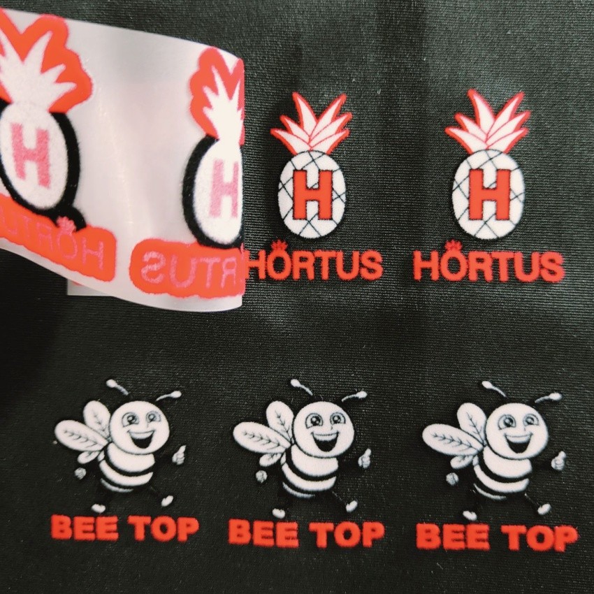 Silicone Custom Heat Transfers For Clothing Hats Bags And Shoes