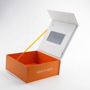 Custom design LCD Video message gift box 10 inch LCD video screen in Box