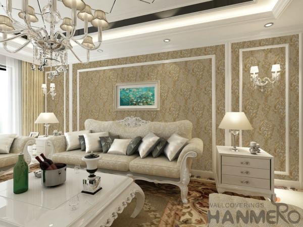 Vinyl Sofa TV Background Decor Wallpaper Modern Cozy Style 0.53*10M PVC