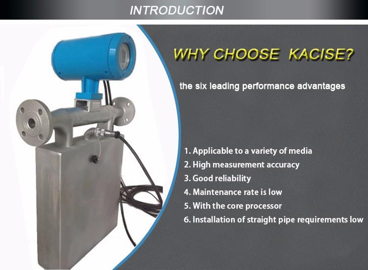 Air mass flow meter with medium temperature-50℃~200℃ and working pressure 0~4.0MPa