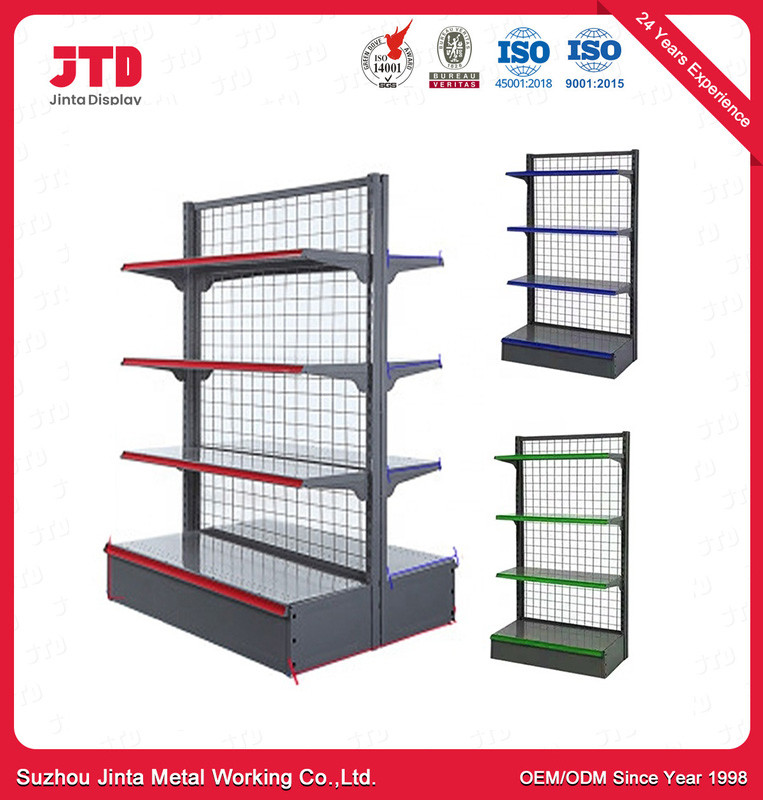 Gondola Supermarket Shelving Metal Display Shelves Retail Shop Racks