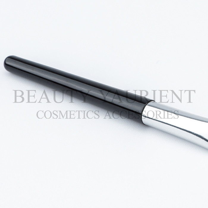 Silver Ferrule Mini Compact Lip Brush 6cm Round Pointed Lip Makeup Brush