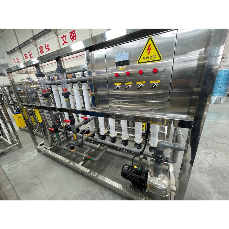 UF Water Purifier Industry Nano Filtration System Removes Color with Wooden Case