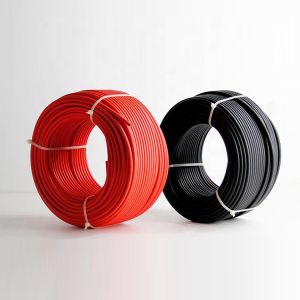 Halogen Free Solar Panel 2x4mm2 DC PV Solar Panel Cords