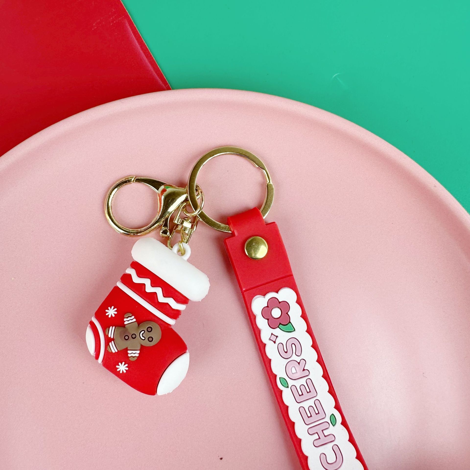 Soft Purse Keychain And Cute Car Keychain Pendant Silicone Stationery Car Key Pendant