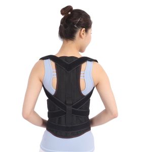  Upper Back Posture Corrector Clavicle Brace Neoprene Adjustable Back Shoulder Waist Support Manufactures