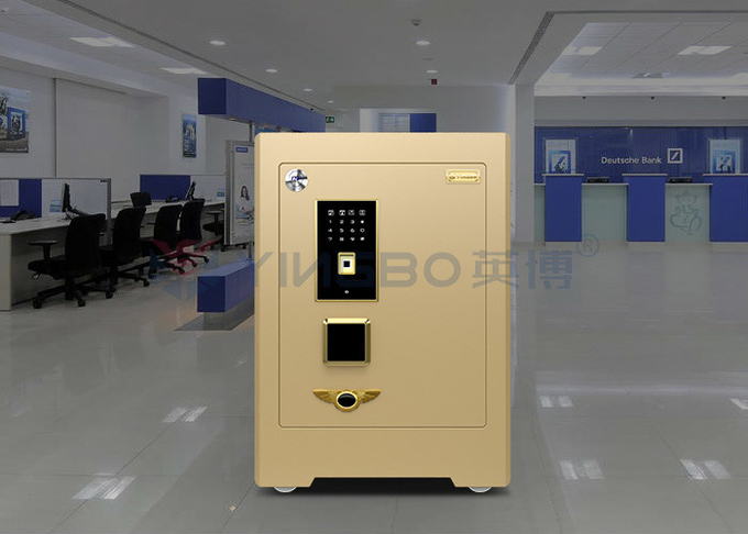 YB/ZY-58 Biometric Fingerprint Commercial Safe Box Smart For Bank Security With Zinc Alloy Handle