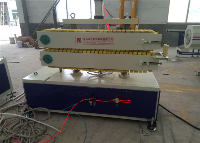 Plastic PVC Pipe Making Twin Screw Extruder / Plastic Pipe Extrusion Line