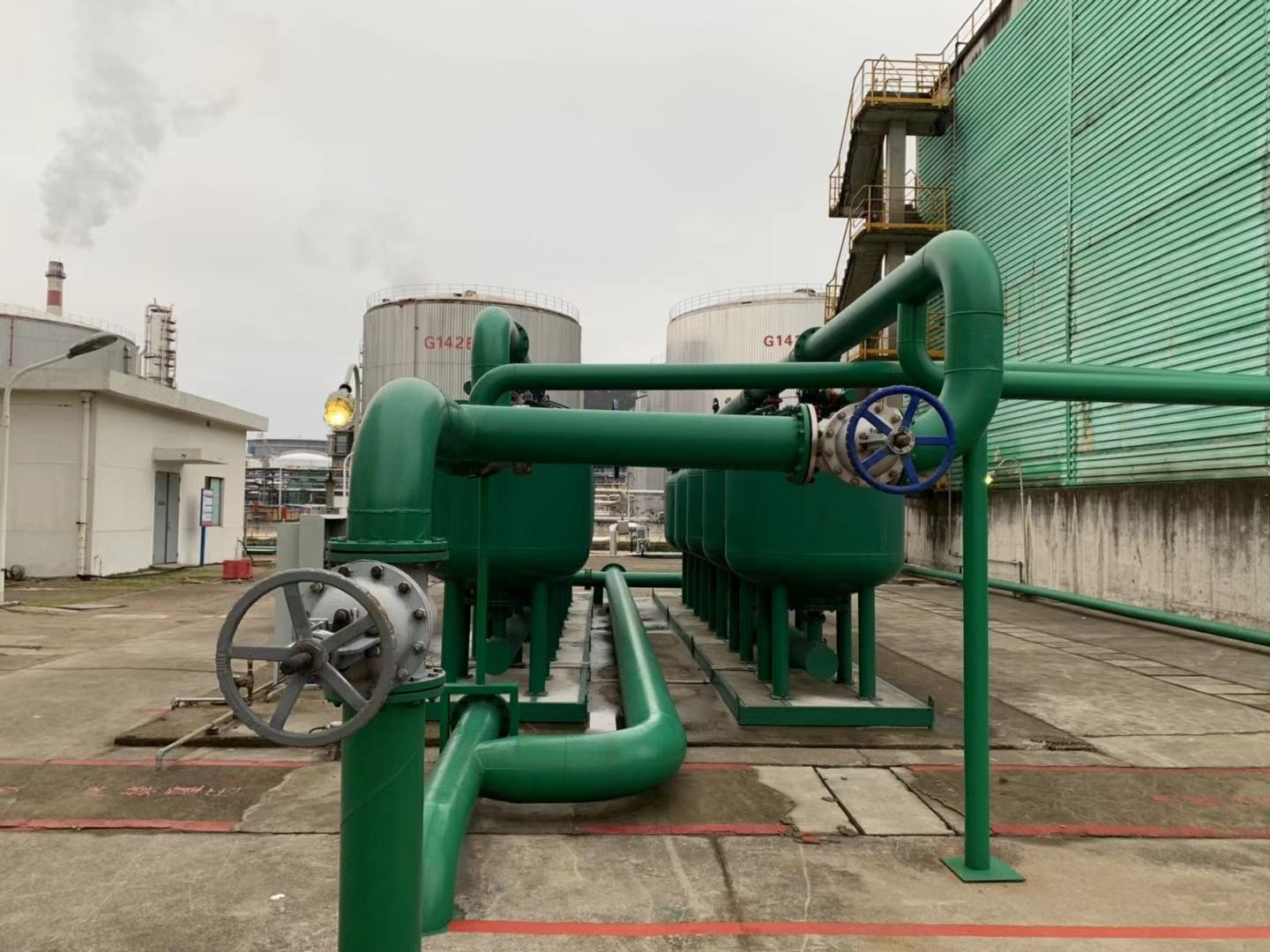 Carbon Steel Industrial Water Treatment Systems Rubber Liner