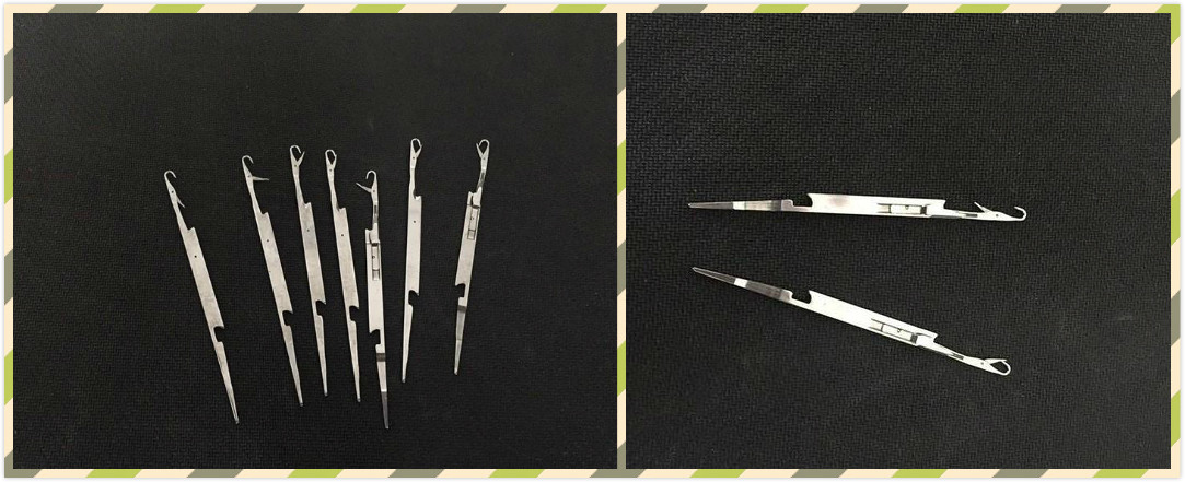 Computer Flat Bed Knitting Machine Parts Stanger Knitting Needles Vosaspec 79.85