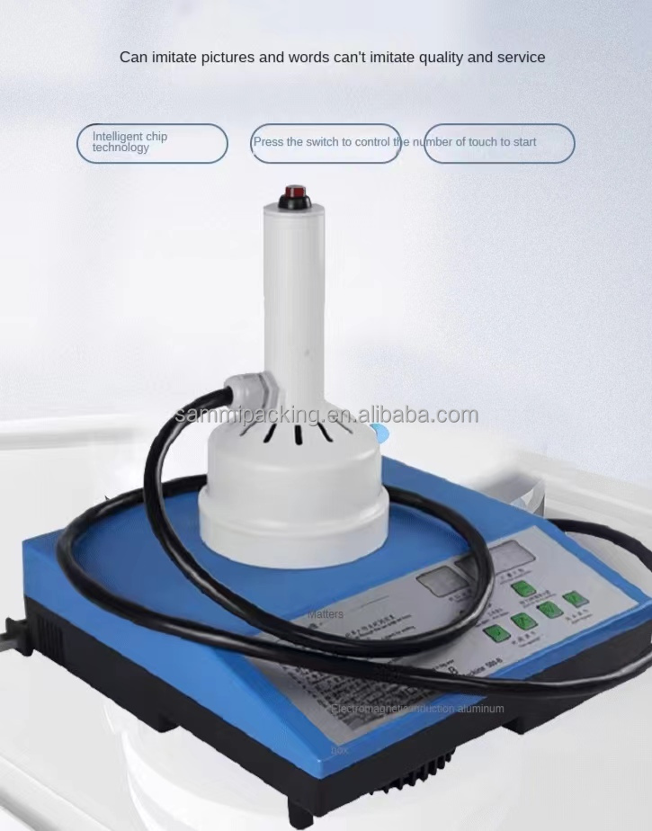 Portable Induction Cap Sealer Aluminium Foil Sealing Machine 20-85mm 34*29*15MM Size