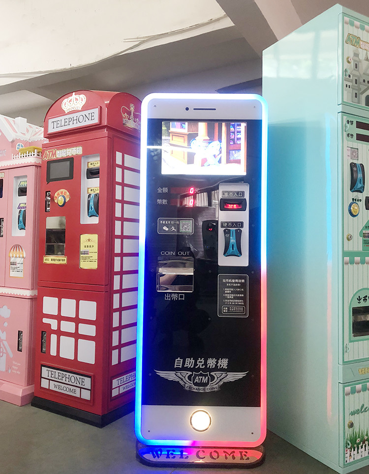 ustomized Automatic Coin Change Machine money changer machine Nayax Changer Bill Changer Coin Vending Machine