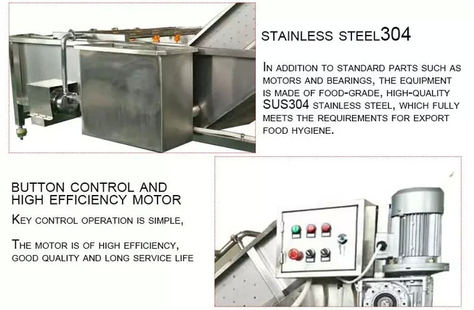 3000W Fruit Vegetable Washing Machine Fully Automatic Multi Functional