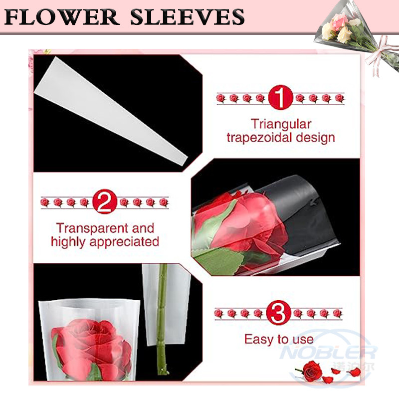 Multiple Bags Y Shape Kraft Paper Flower Bouquets Sleeves For Rose Wrapping