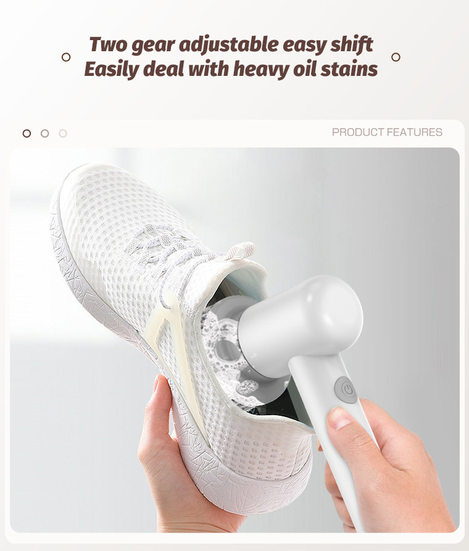 Rechargeable Electrical Brush Cleaner Electric Brush Scourer Custom Color