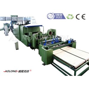 Automatic Mattress Stiff Polyester Wadding Machine With Heat Conducting Oil