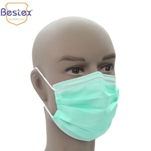 Custom 4ply Type IIR FM 44EE Non Woven Fabric Disposable Face Mask