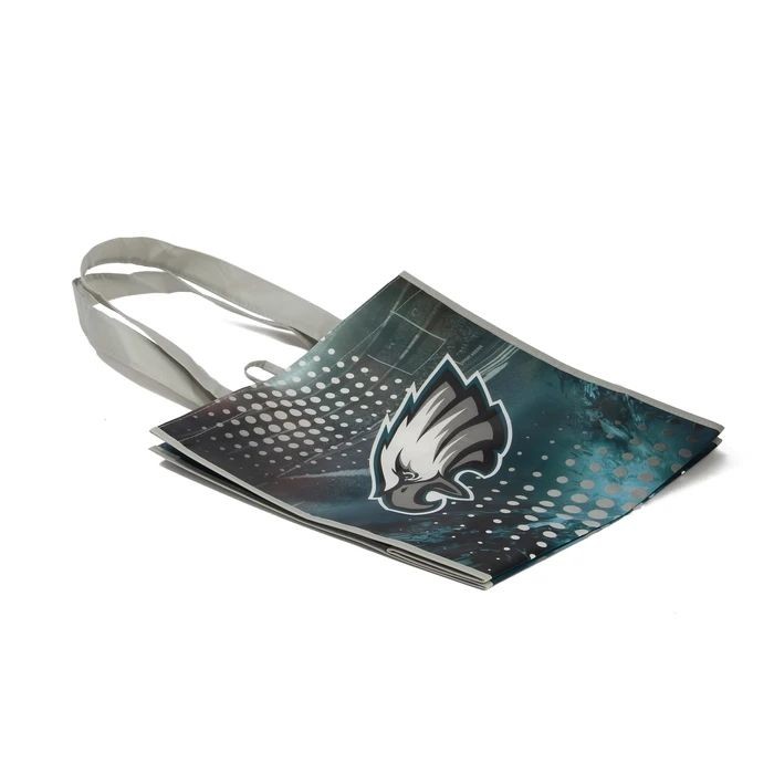 Coated PP Woven Nonwoven Shopping Bag with Embroidery Handle