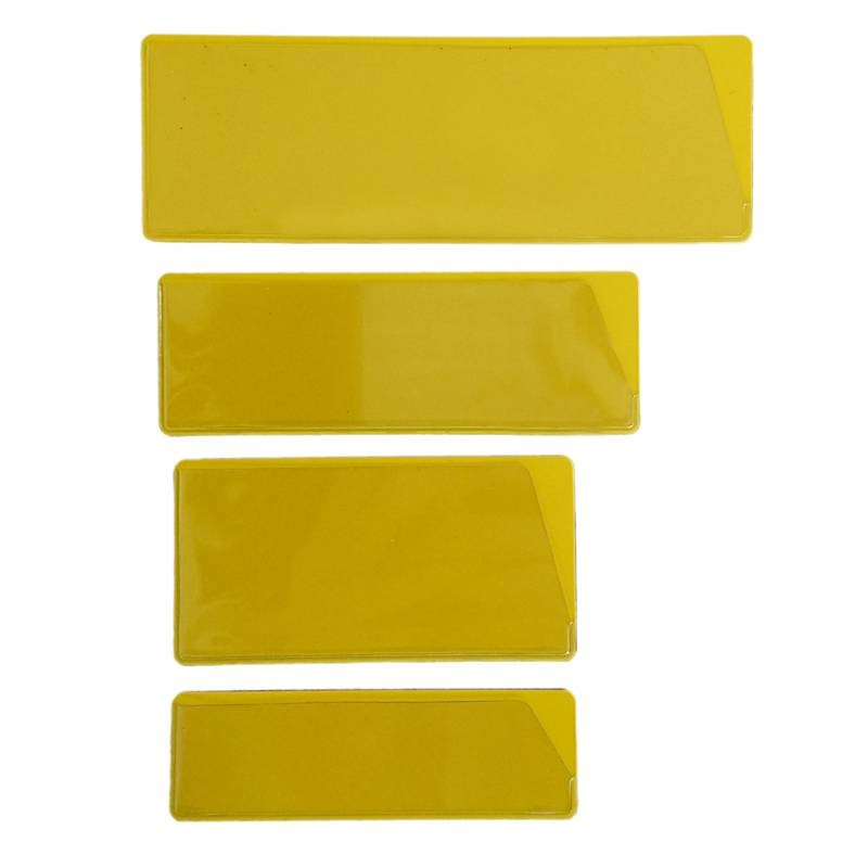 PVC Plastic Magnetic Label Holders For File Cabinets And Shelves