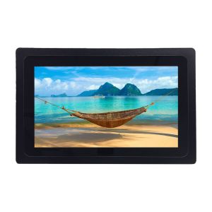 10-Point Capacitive Touch Monitor with VGA/DVI/HDMI Inputs and USB Interface