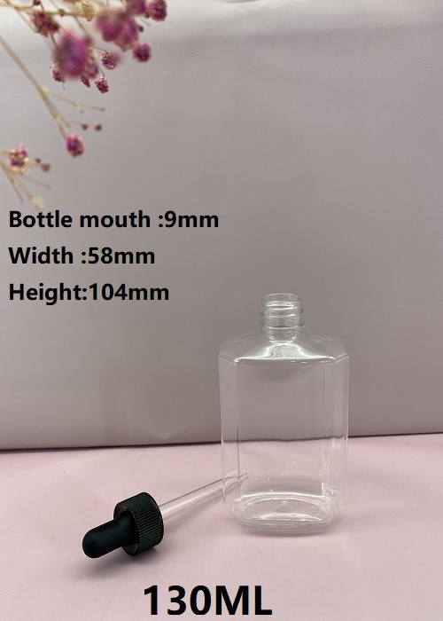 280ML Shampoo Conditioner & Body Wash Dispenser Clear Plastic Refillable Bottle with Pumps