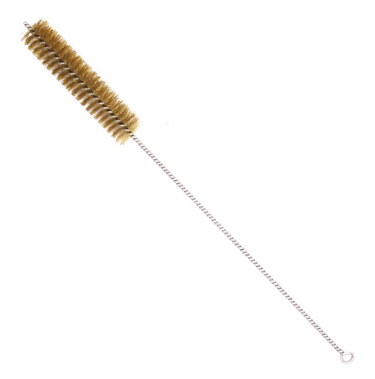 Copper Steel Wire Pipe Brush Circular , Derusting Cleaning Steel Wire Brush