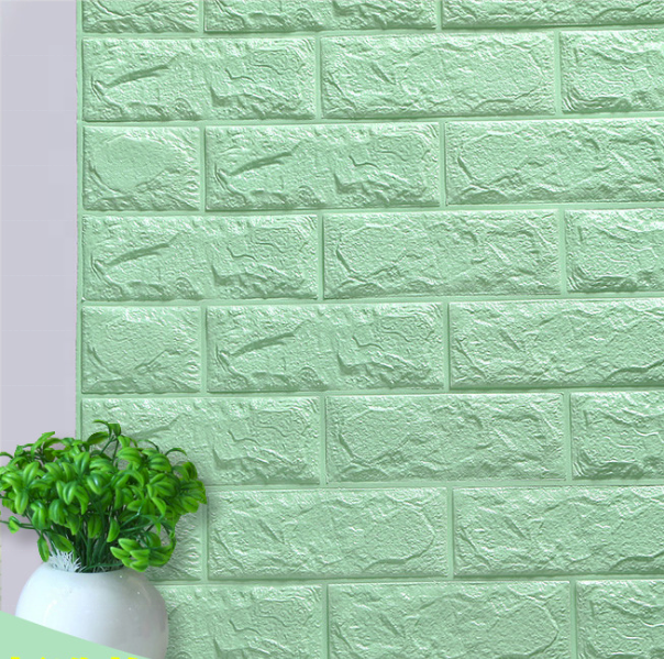 Self Adhesive PE Foam Wallpaper For Living Room Peel And Stick Wall Sticker
