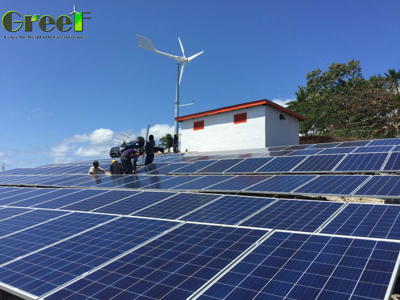 10kw 5kw Solar Wind Hybrid System Pitch Control Wind Turbine