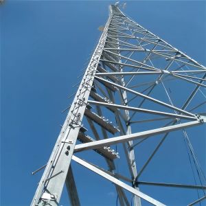 Professional Drawing Triangular Antenna Tower Radome Material Telecom Lattice