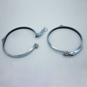 Secure Piping System Galvanized Pipe Clamp Piping Clips 80mm-500mm Range