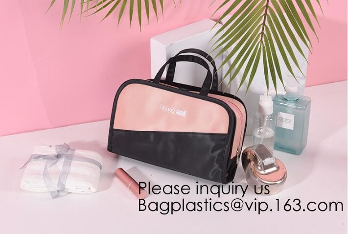 Trend Design Velvet Quilted Cosmetic Bag,Customized 2pcs Set Makeup Bag, Wholesale Travel Mens Toiletry Bags