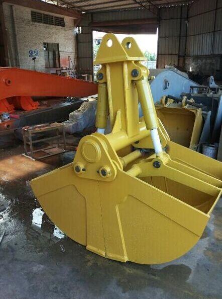 2200mm Length Excavator Clamshell Bucket Rotating Hydraulic Clamshell Grab