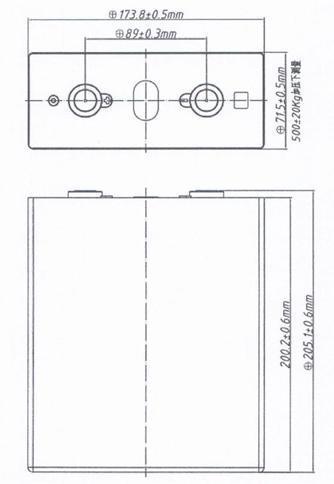 3.2V 314ah Prismatic Battery Cell for Container Energy Storage System and Truck