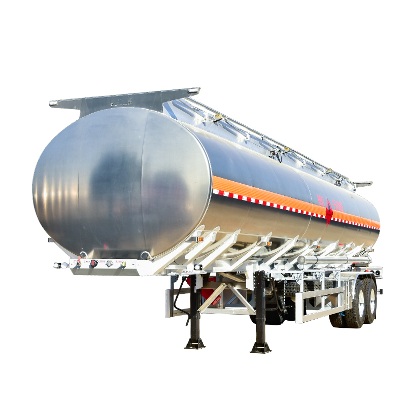 Customized 40000 Liters Tri Axle Fuel Tanker Trailer Mobile Gasoline Trailer