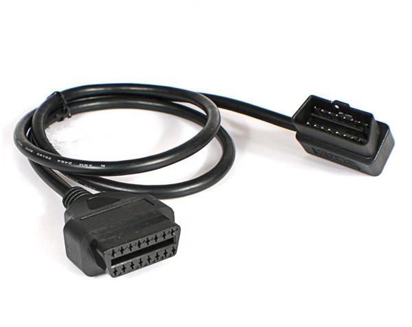 Quality L Type ELM327 OBD2 16 Pin Male To Female OBD II Extension Cable for sale