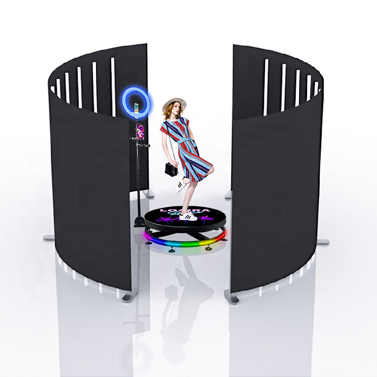 Portable Led Backdrop Screen Tradeshow Exhibition 360 Photo Booth Backdrop