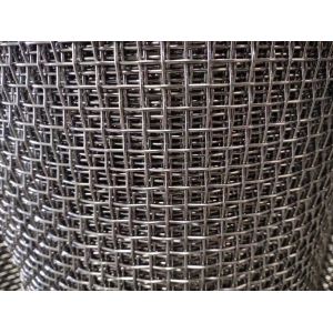 Spring Steel Wire Mining Screen Mesh , Shaker Screen Mesh Crimped