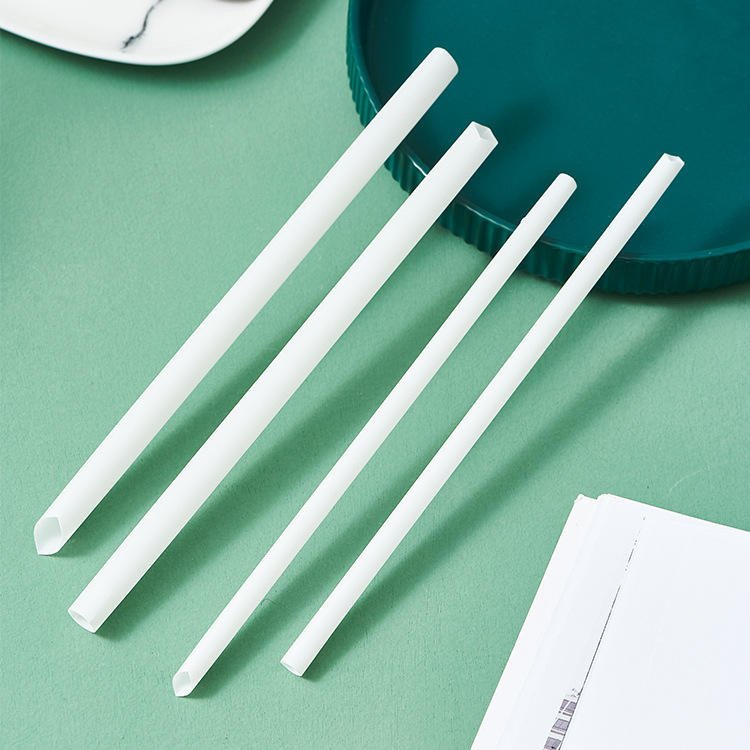 Bpa Free PLA Cutlery CPLA Drinking Straws 10*210mm Fda Approved