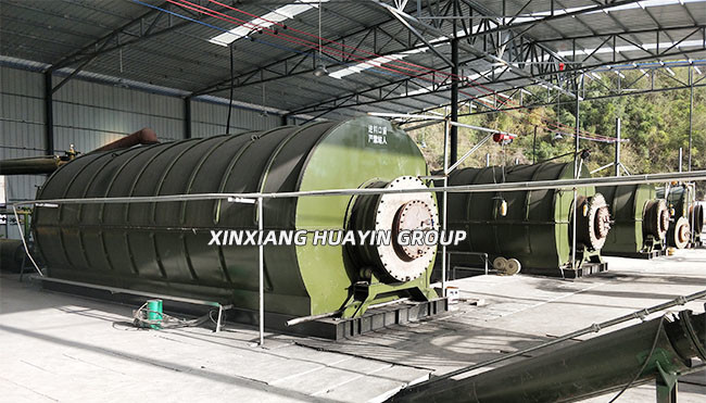 CE Continuous Pyrolysis Plant Environmental Friendly Tyres To Fuel Oil