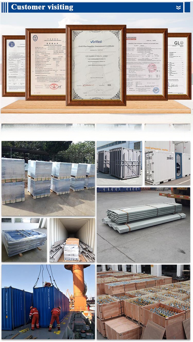 5ft Dry Cargo Storage Container Portable Mini Shipping Container 5 Feet Length CSC Certified Steel Material