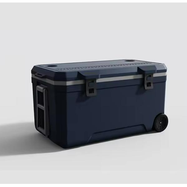 Passive Cooling Method Ice Cooler Box with Optional Temperature Display and